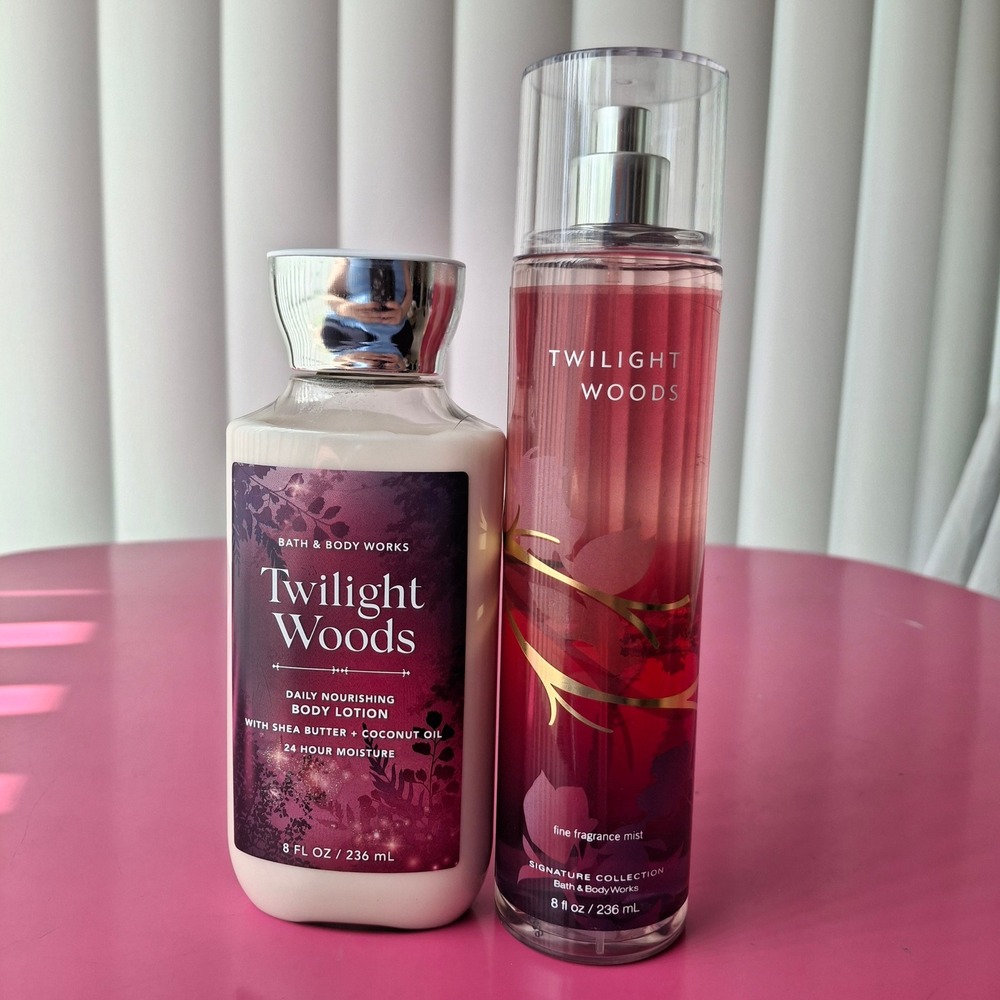 Bath & Body Works TWILIGHT WOODS Lotion & Fragrance Mist Set of 2